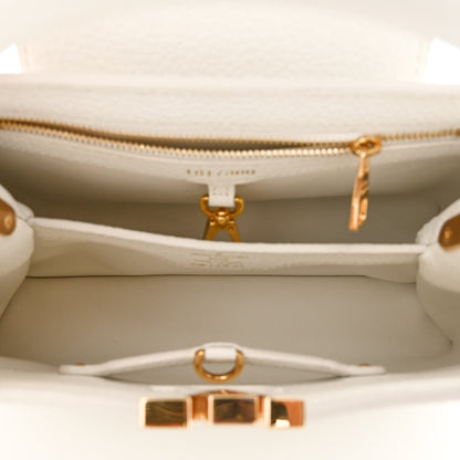 Louis Vuitton X UF Taurillon Artycapucines BB White 5 of 11