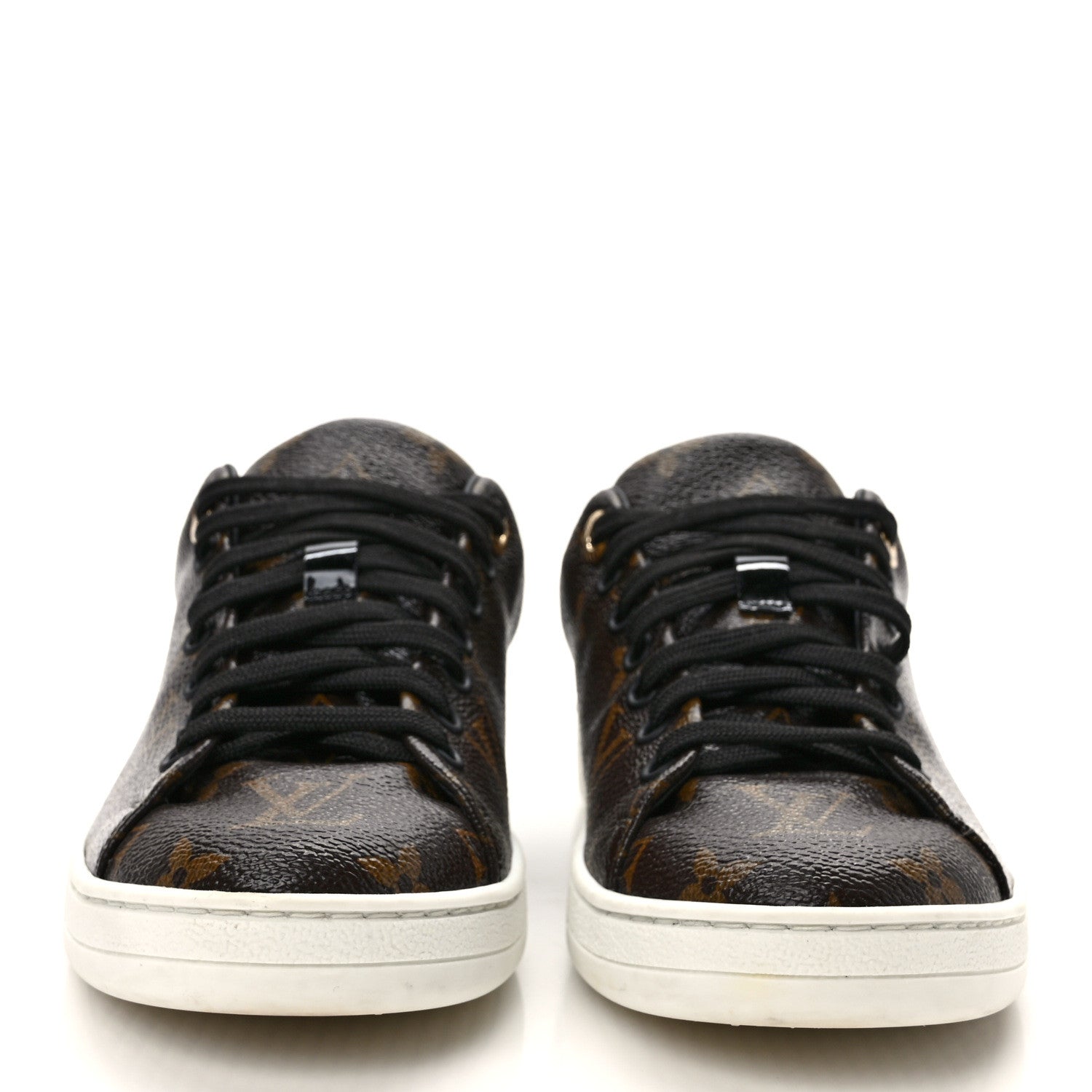 Louis Vuitton Patent Monogram Frontrow Sneakers 38 2 of 8