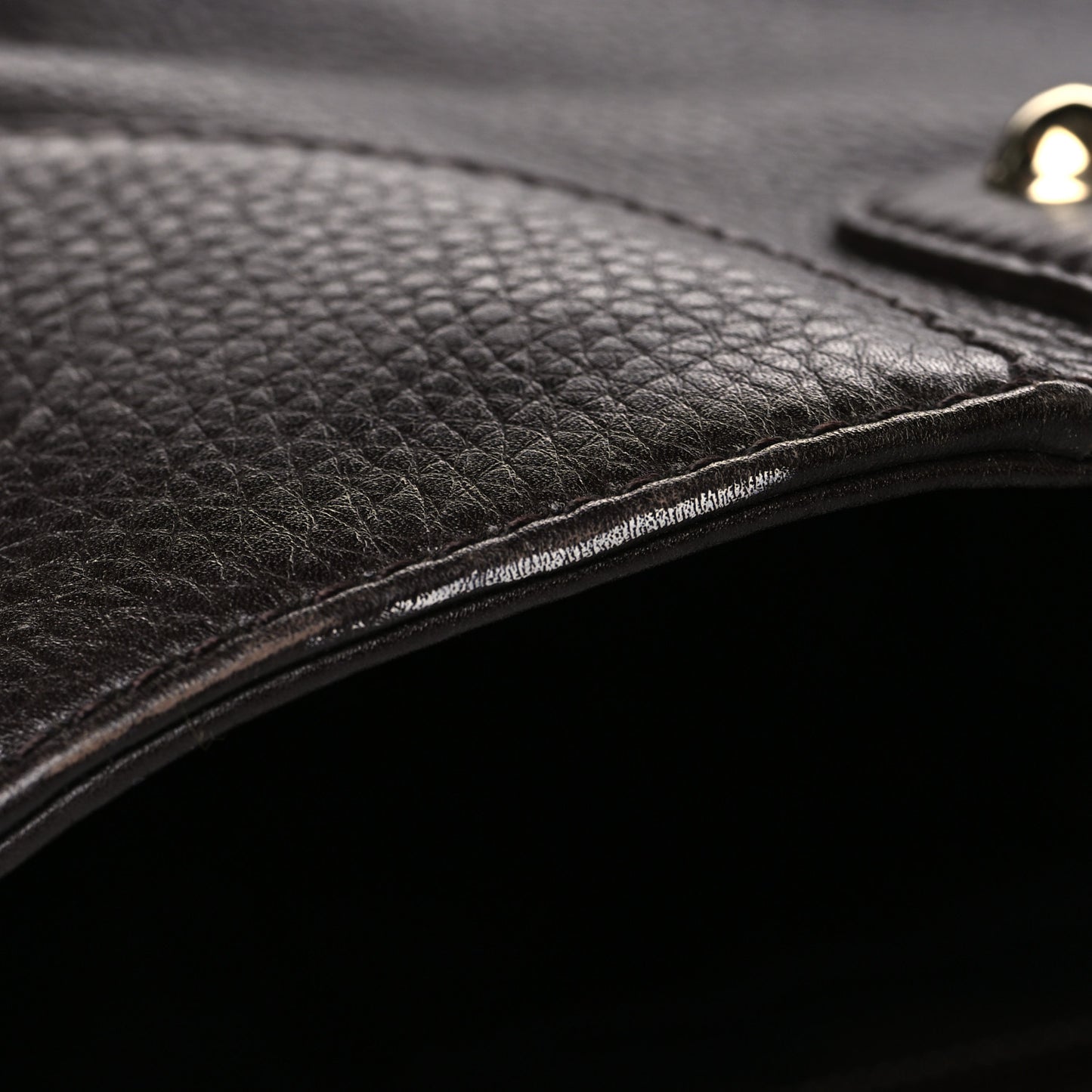 Calfskin Horsebit Web Dark Brown