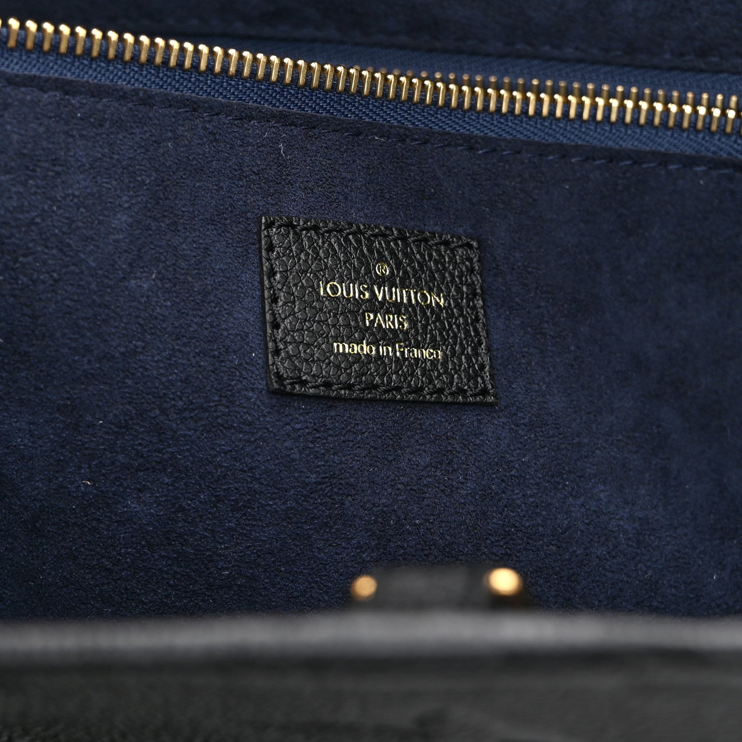 Louis Vuitton Empreinte Monogram Giant Neverfull MM Black 7 of 10