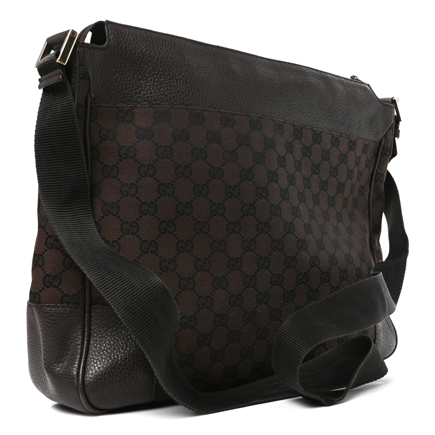 Monogram Large Messenger Bag Brown