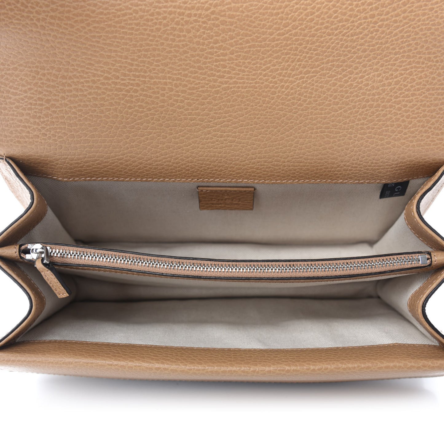 Dollar Calfskin Crystal Small Dionysus Shoulder Bag Natural Tan Black Diamond
