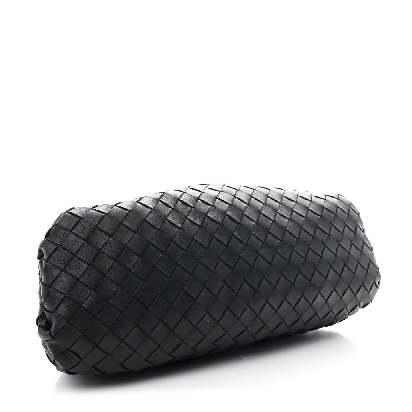 Nappa Maxi Intrecciato The Pouch Oversized Clutch Black