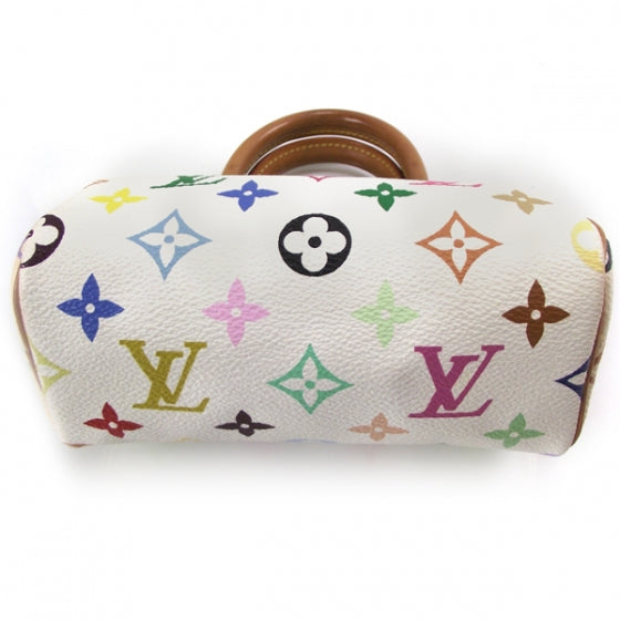 Monogram Multicolor Mini Sac HL Speedy White
