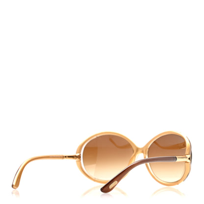 Tom Ford Acetate Sandrine Sunglasses TF124 Brown 4 of 9