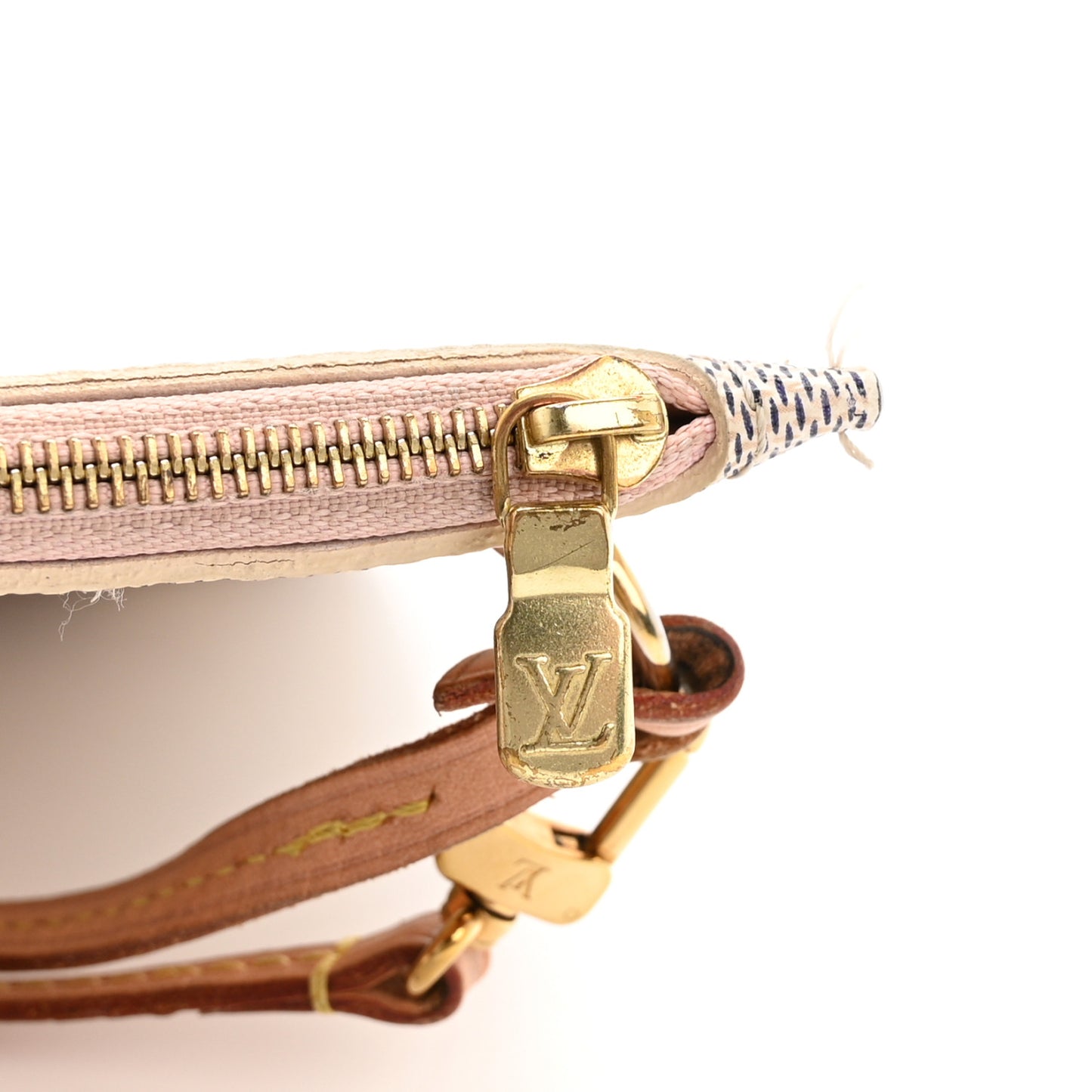 Damier Azur Neverfull MM GM Pochette Rose Ballerine