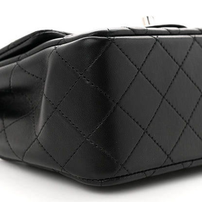 Chanel Lambskin Quilted Mini Square Flap Black 9 of 12