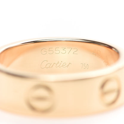 Cartier 18K Yellow Gold 5.5mm LOVE Ring 49 4.75 4 of 6