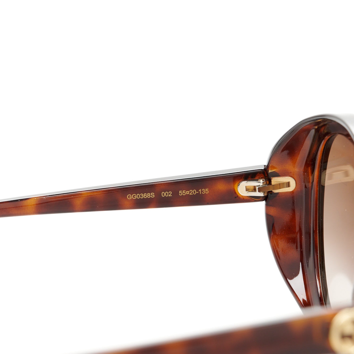Gucci Acetate GG Sunglasses GG0368S Havana 5 of 8