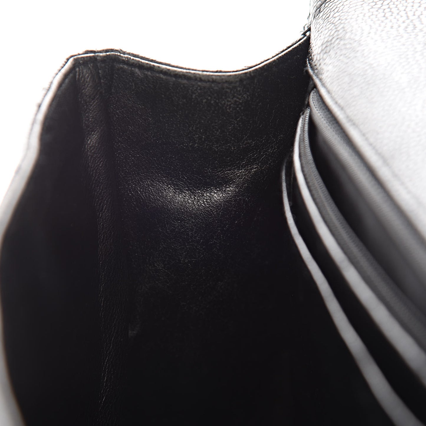 Caviar Quilted Jumbo Single Flap Black