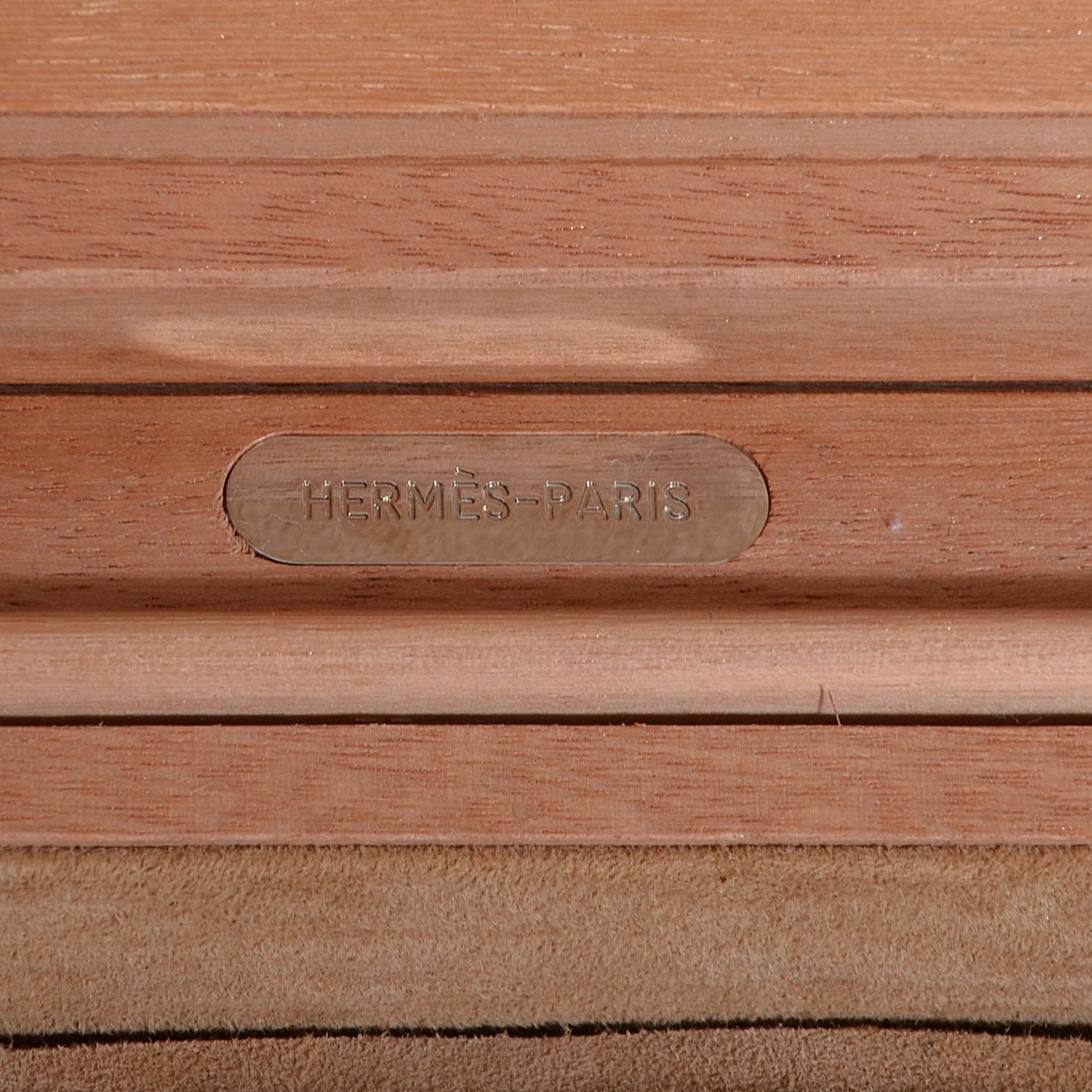 Hermes Pomelle Wood with Stingray Inlay Mazurka Jewelry Box 5 of 10
