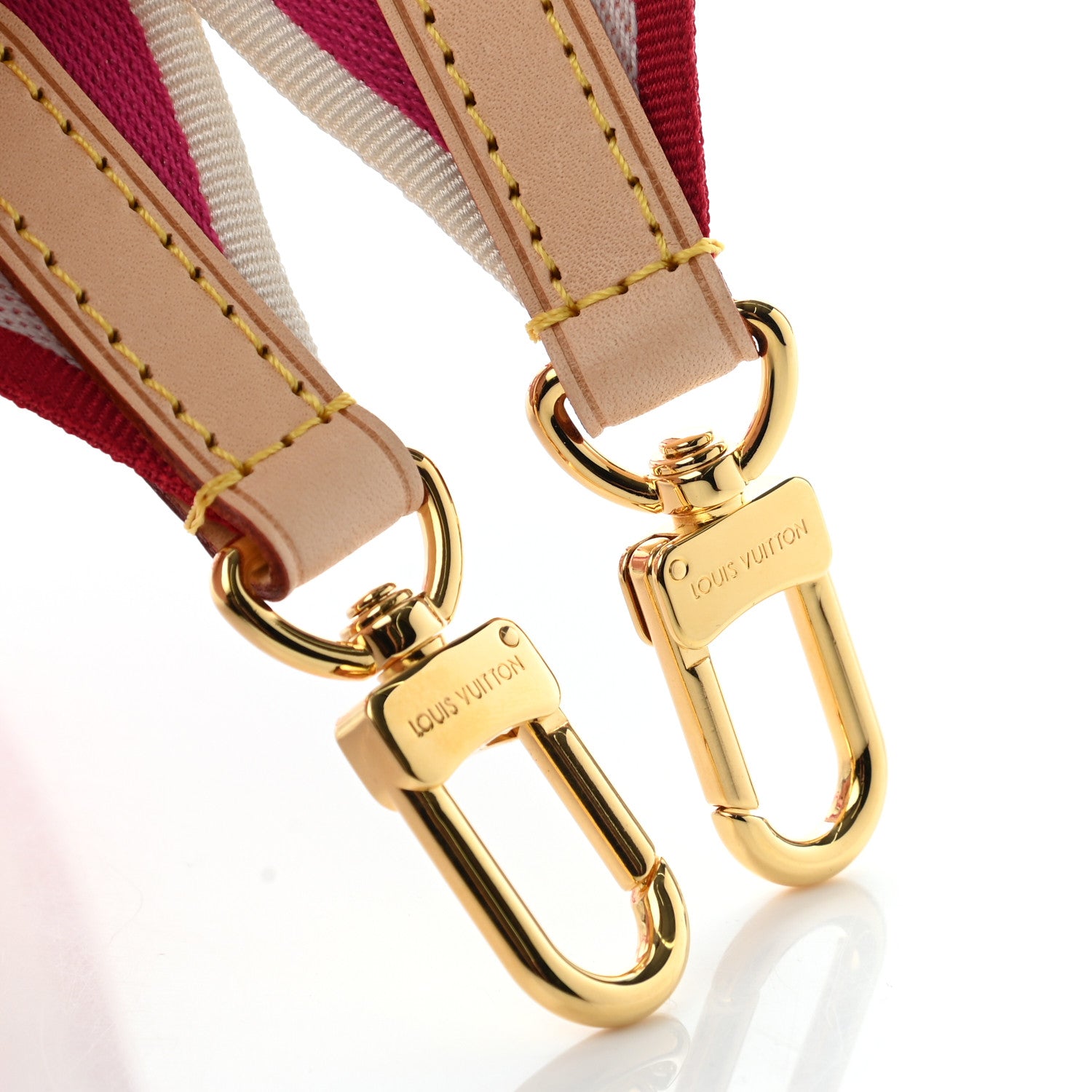 Louis Vuitton Jacquard Speedy Bandouliere 20 Shoulder Strap Fuchsia 3 of 4