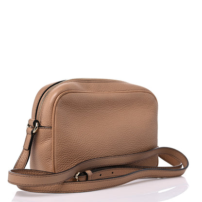 Gucci Pebbled Calfskin Small Soho Disco Bag Camelia 3 of 14