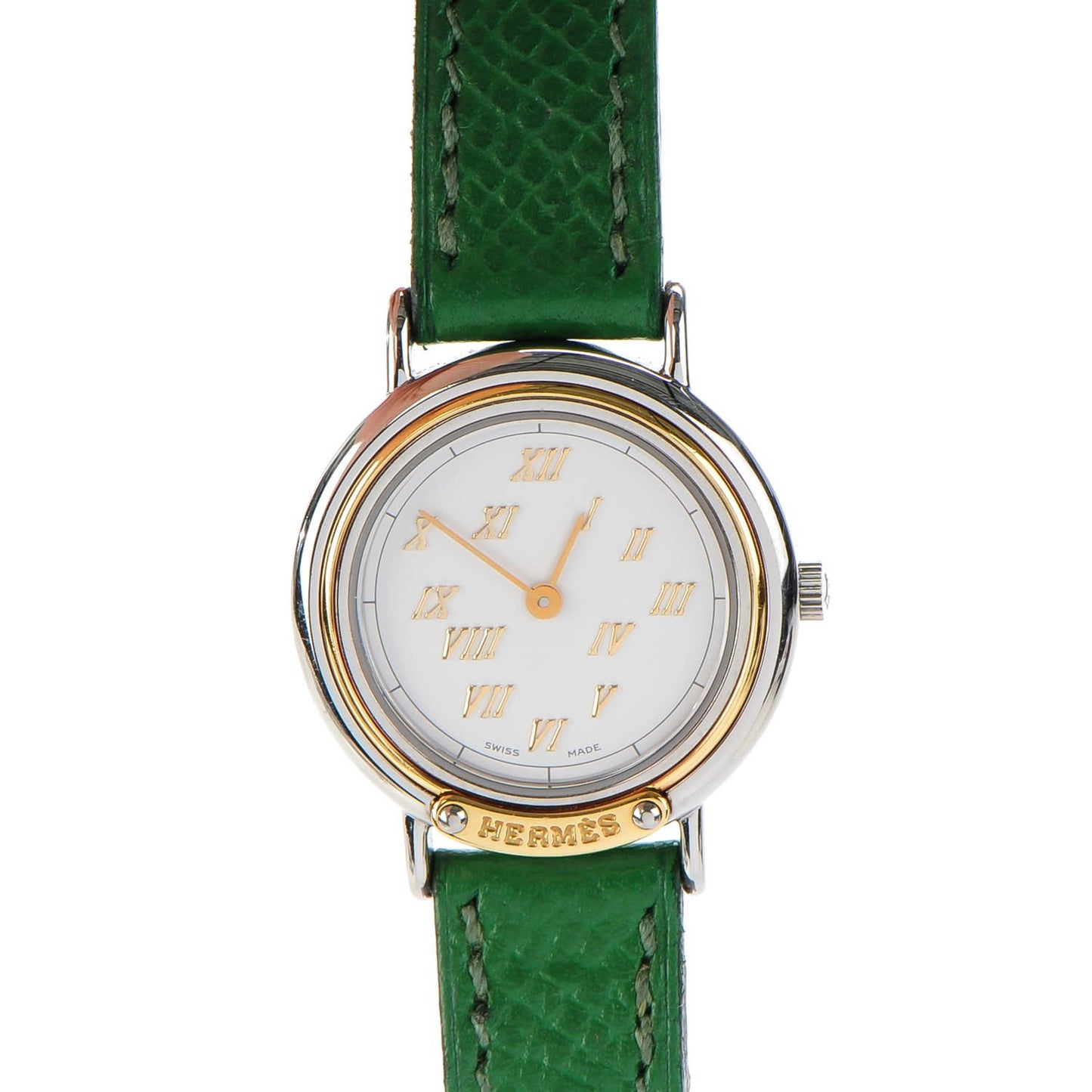 Stainless Steel Courchevel 25mm Meteor Quartz Watch Vert Clair