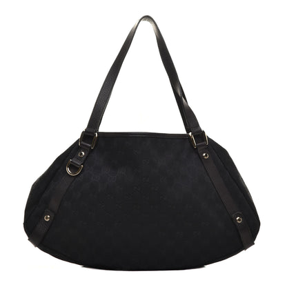 Gucci Monogram Medium Abbey Shoulder Bag Black 1 of 8