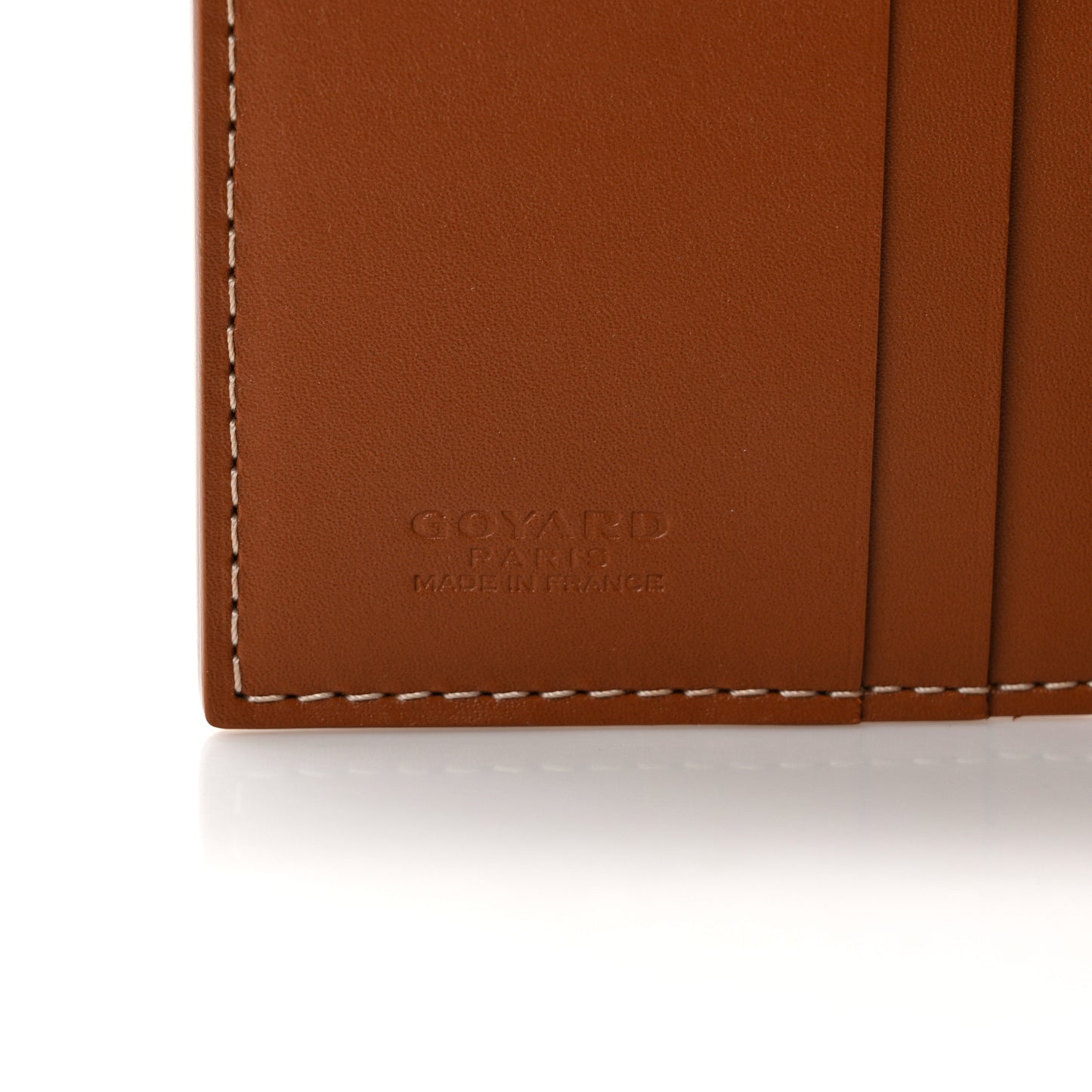 Goyardine Saint Marc Folding Card Case Black Gold