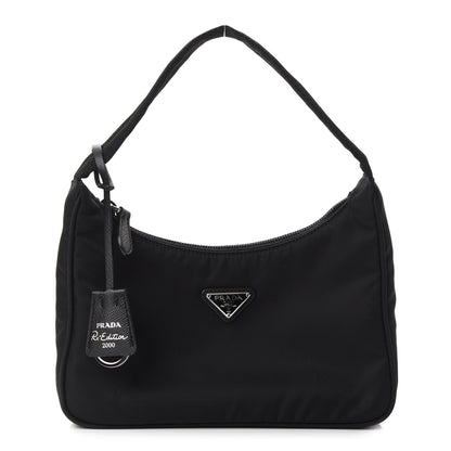 Prada Tessuto Nylon Mini Re-Edition 2000 Bag Black 1 of 8