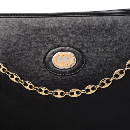 Gucci Azalea Calfskin Small Marina Open Top Chain Shoulder Bag Black 10 of 10