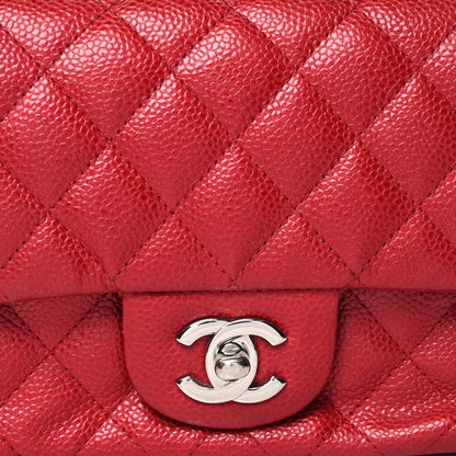Chanel Caviar Quilted Mini Square Flap Red 8 of 11