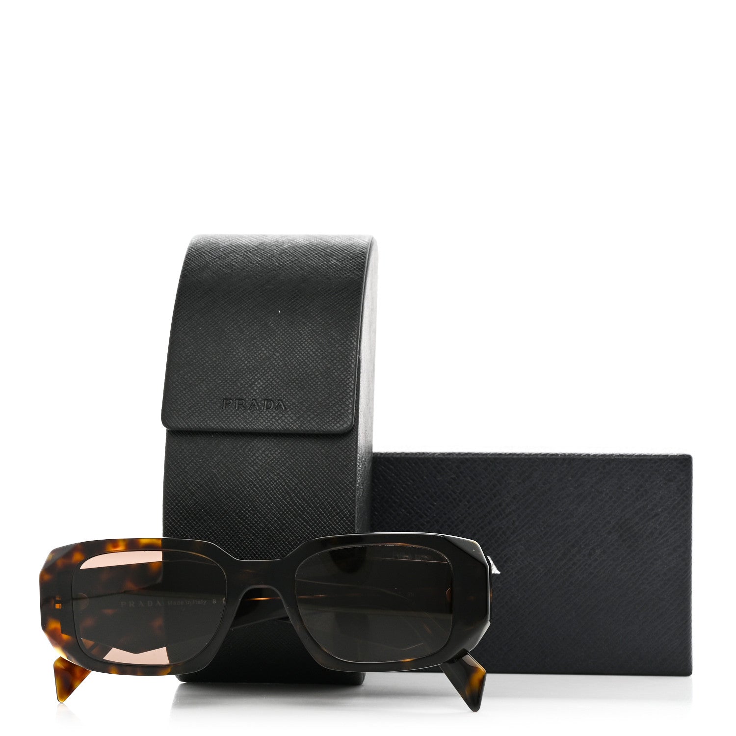 Prada Acetate Symbole Sunglasses SPR 17W Havana 7 of 7