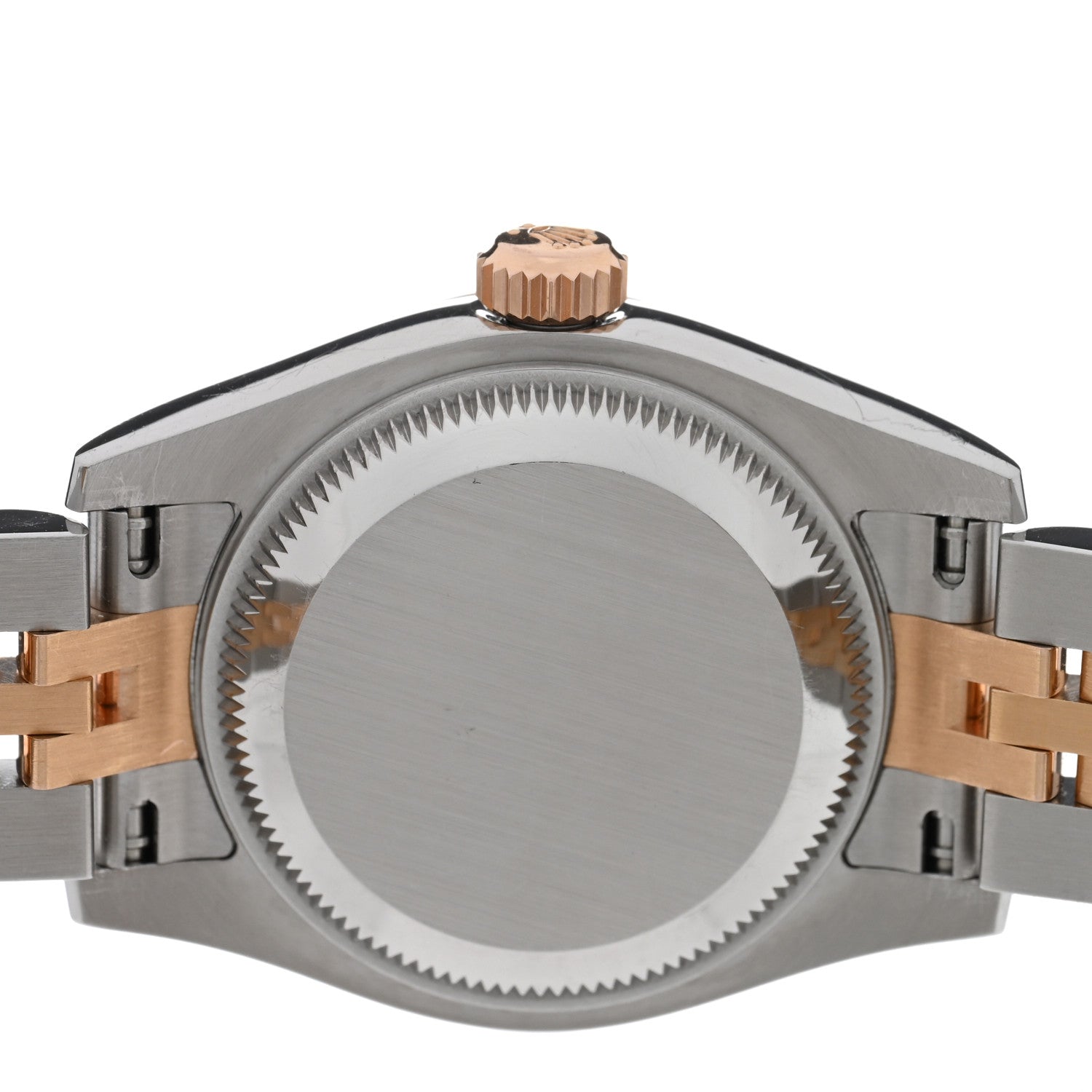 Rolex Stainless Steel 18K Everose Gold Diamond 26mm Oyster Perpetual Datejust Watch Pink 179171 4 of 4