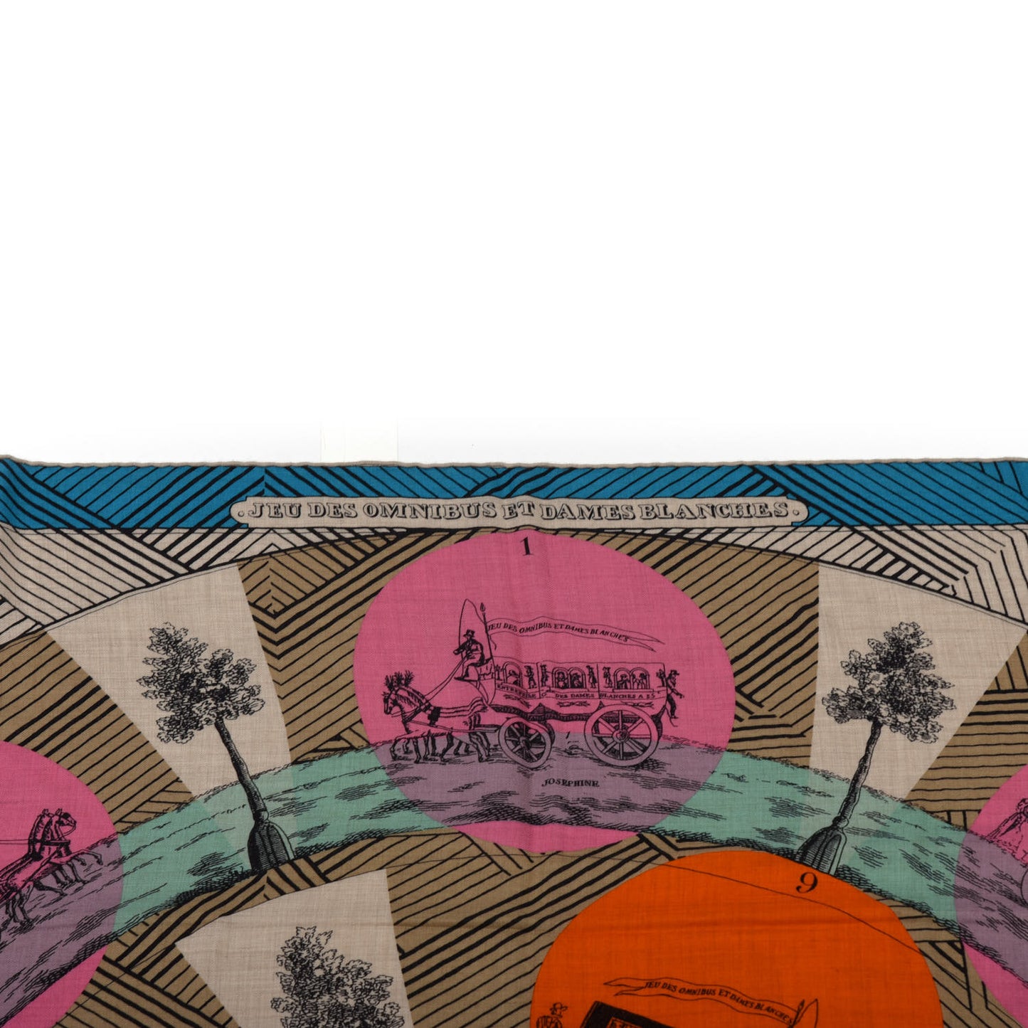 Cashmere Silk Jeu Des Omnibus Remix Shawl 140 Naturel Rose Orange