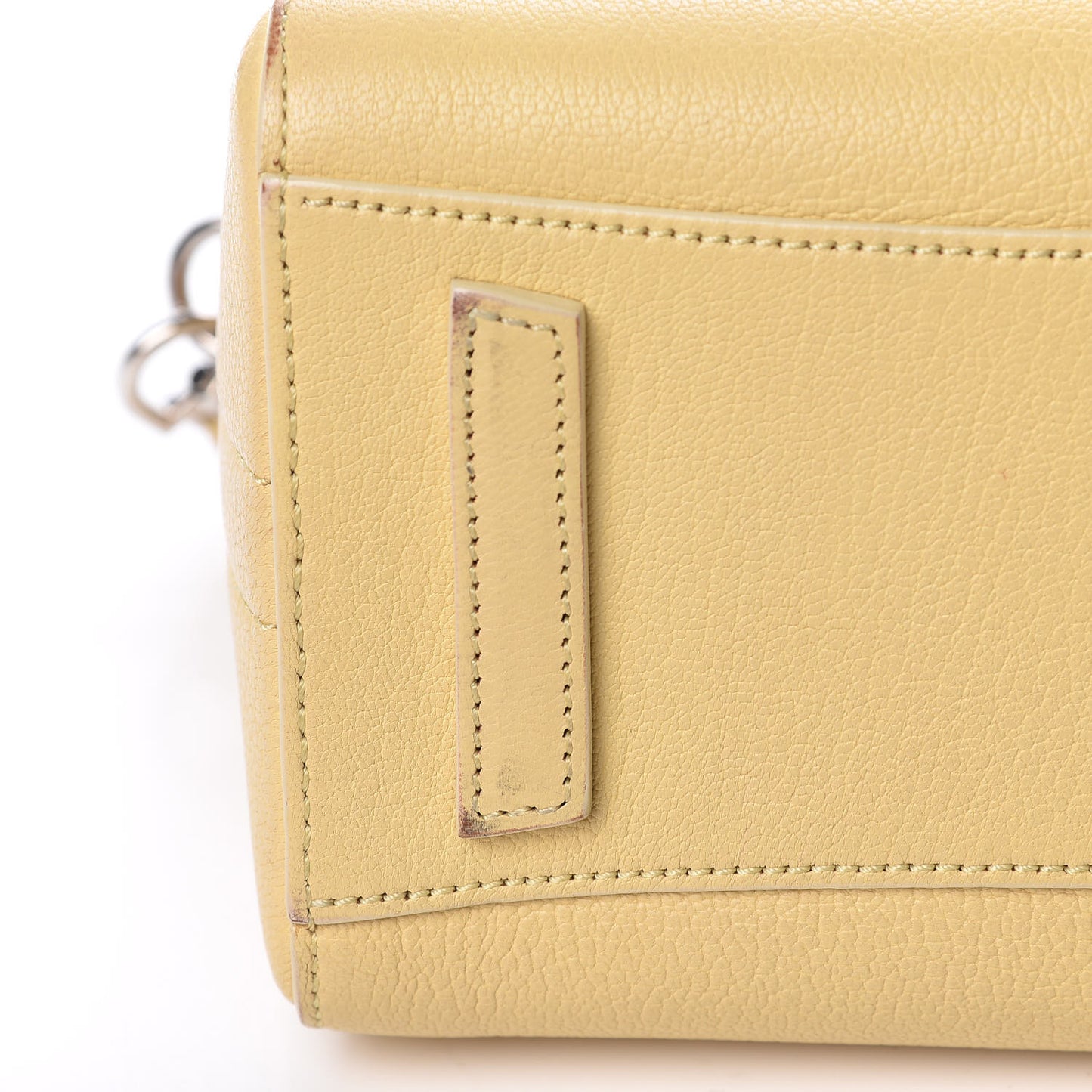 Sugar Goatskin Mini Antigona Yellow