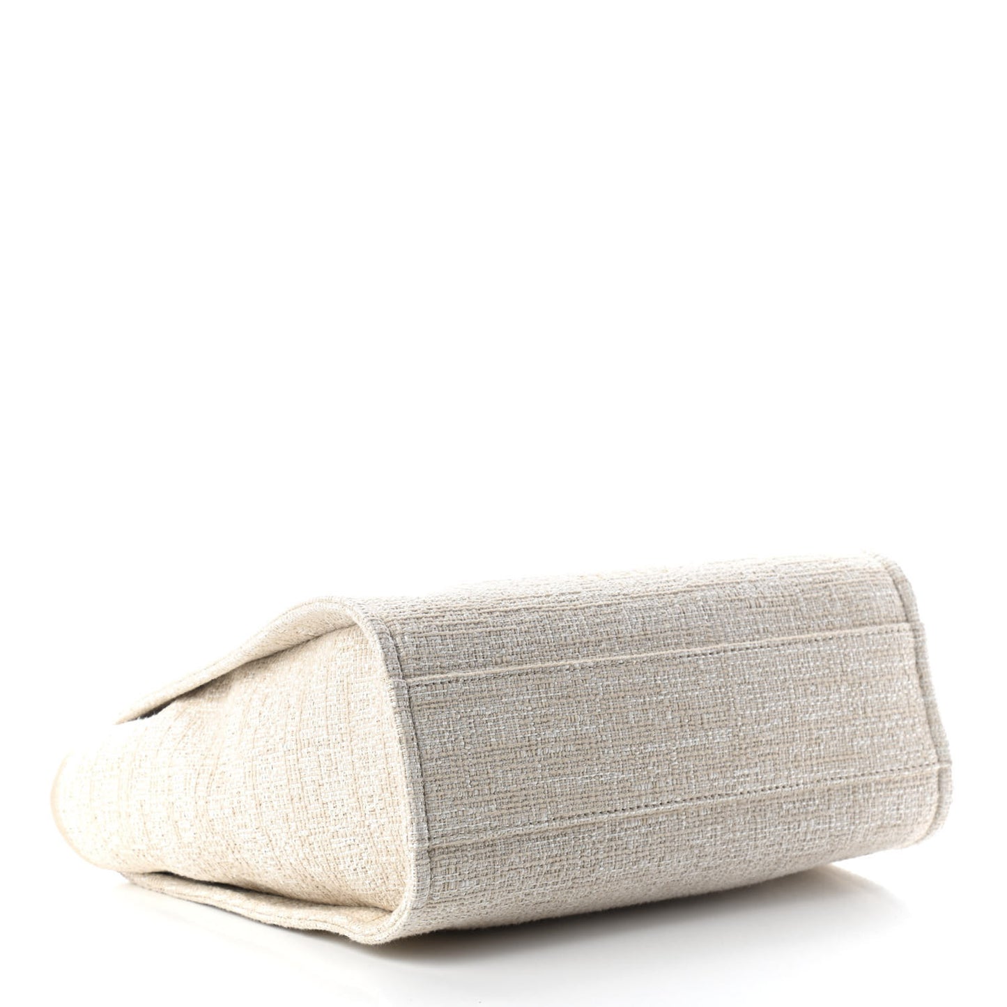 Canvas Small Deauville Tote Light Beige
