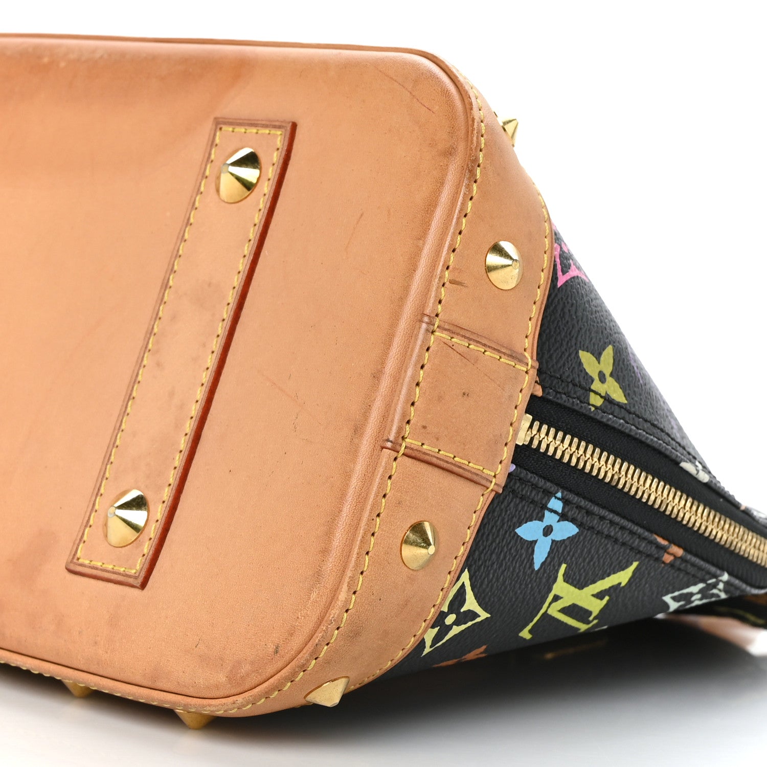 Louis Vuitton Monogram Multicolor Alma PM Black 8 of 9