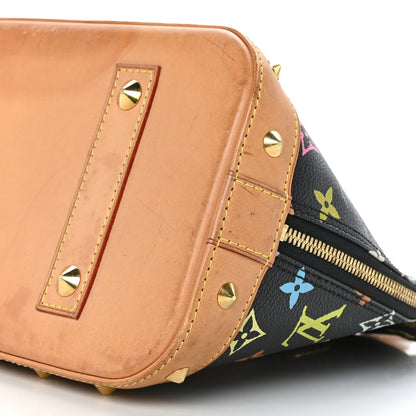 Louis Vuitton Monogram Multicolor Alma PM Black 8 of 9