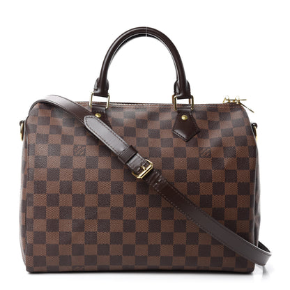 Louis Vuitton Damier Ebene Speedy Bandouliere 30 1 of 11