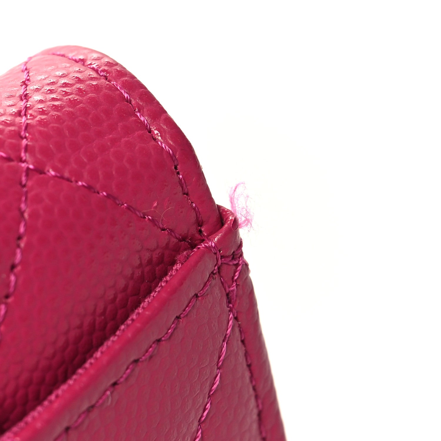 Chanel Caviar Quilted Flap Card Holder Wallet Pink 10 of 11