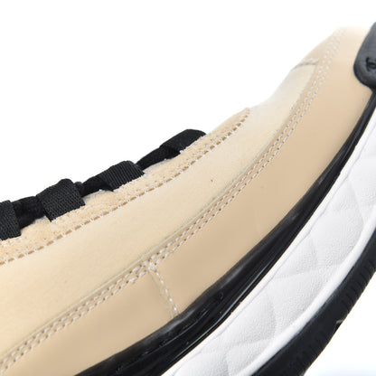 Chanel Velvet Calfskin Mixed Fibers CC Sneakers 38 Beige 12 of 15