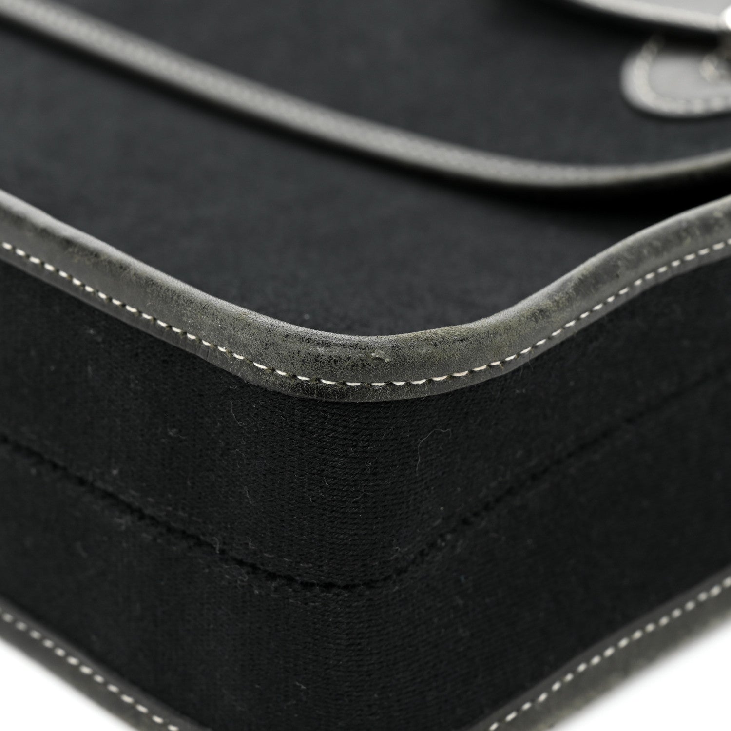 Hermes Toile Officier Buenaventura Briefcase Black 17 of 23