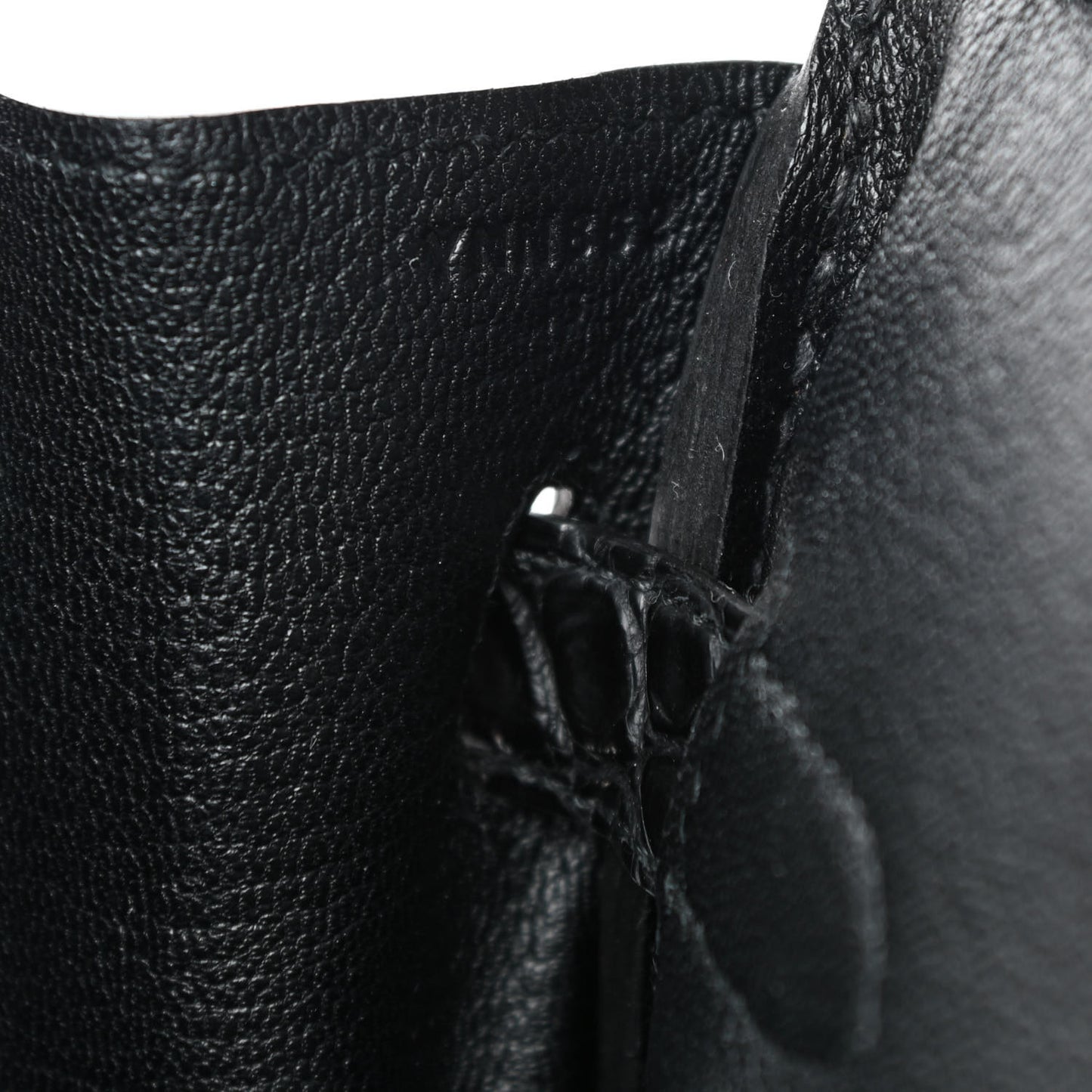 Togo Matte Alligator Birkin Touch 30 Black