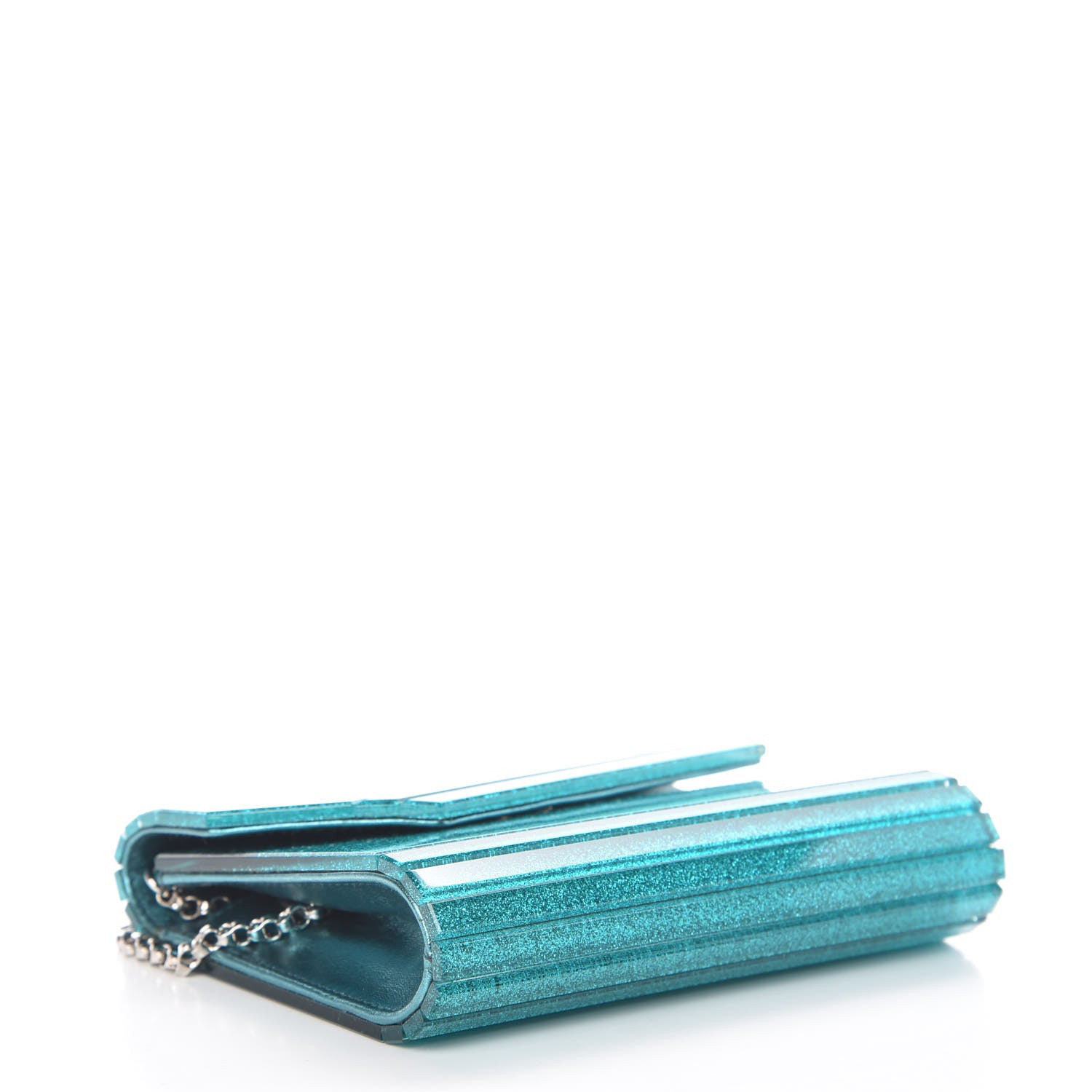 Jimmy Choo Acrylic Glitter Candy Clutch Turquoise 4 of 8
