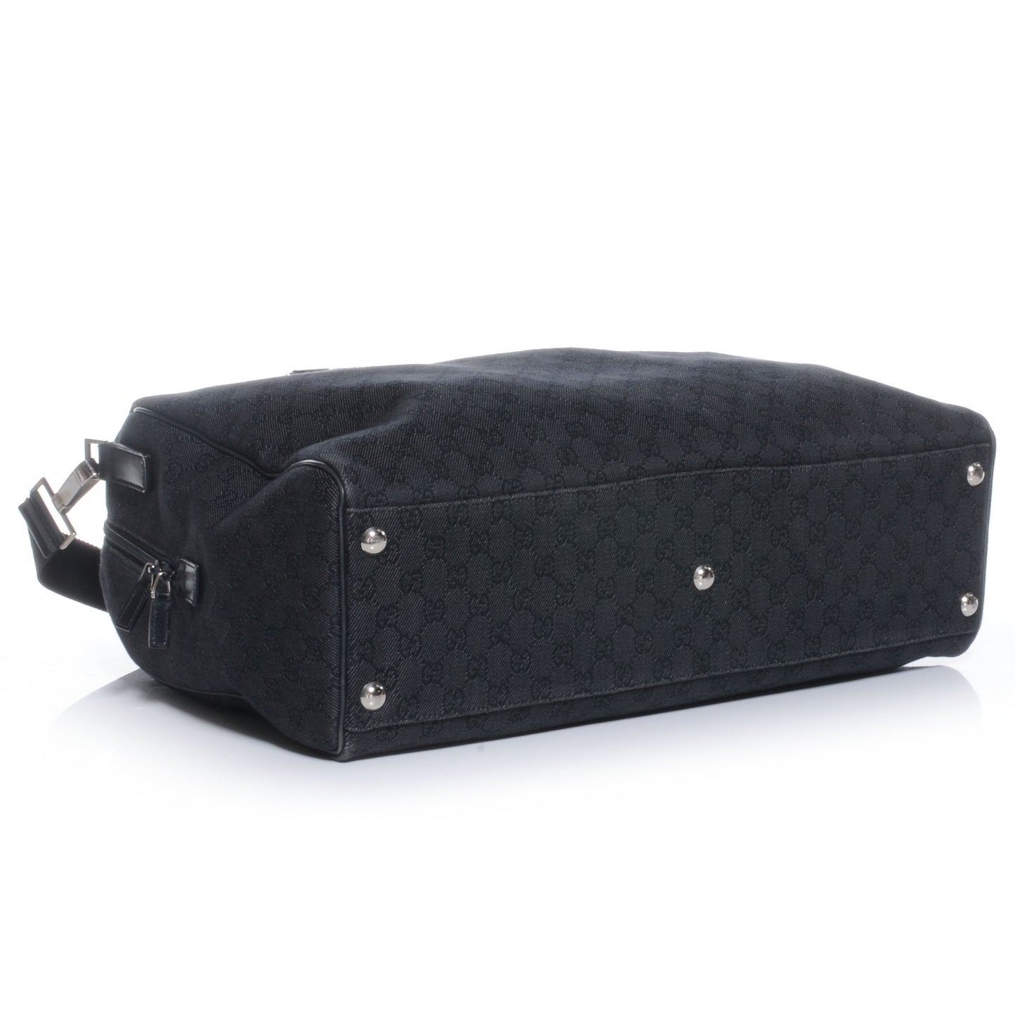 Denim Monogram Large Carry On Duffle Black