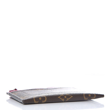 Louis Vuitton Monogram Zipped Card Holder Fuchsia 4 of 9