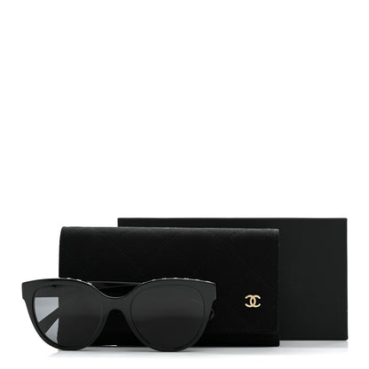 Chanel Acetate CC Butterfly Sunglasses 5414-A Black 7 of 7