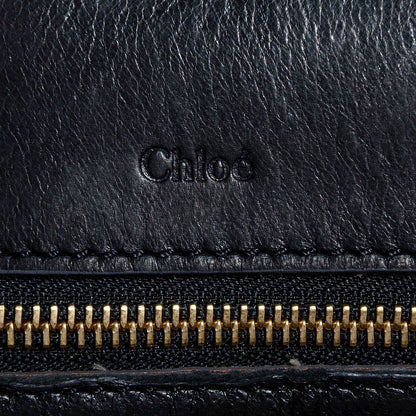 Chloe Leather Heloise Satchel Black 6 of 10
