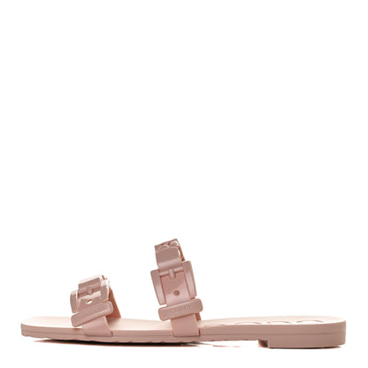Gucci Rubber Womens Slide Sandals 37 Perfect Pink 1 of 10