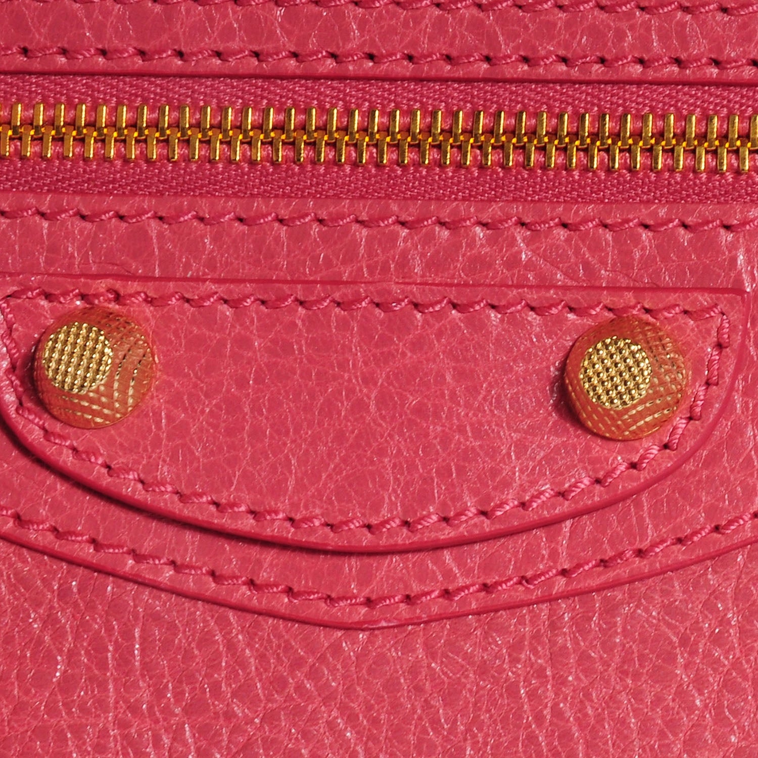Balenciaga Agneau Giant 12 Gold Hardware Flat Handle Clutch Rose Bonbon 15 of 18