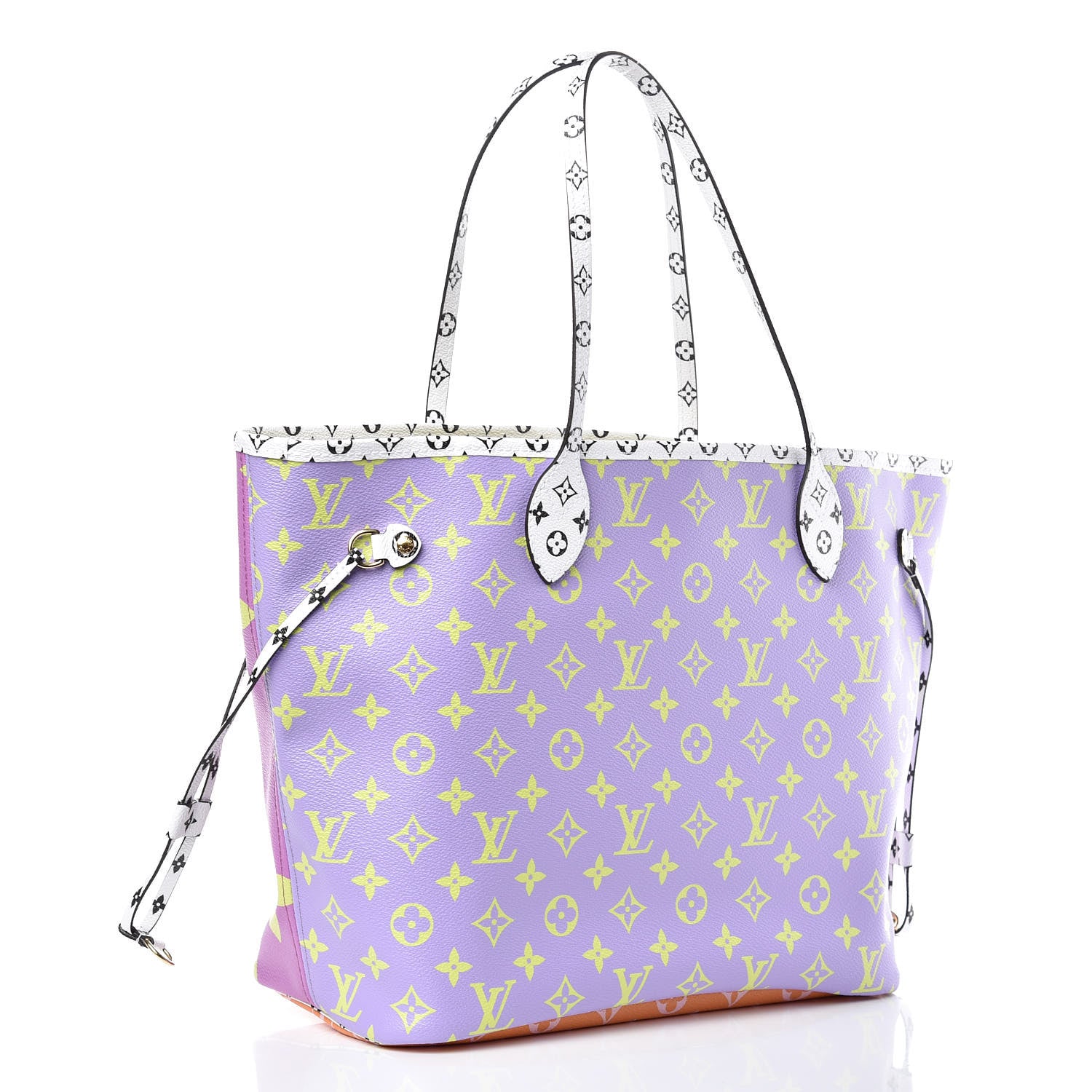Louis Vuitton Monogram Giant Neverfull MM Pink Lilac 4 of 9