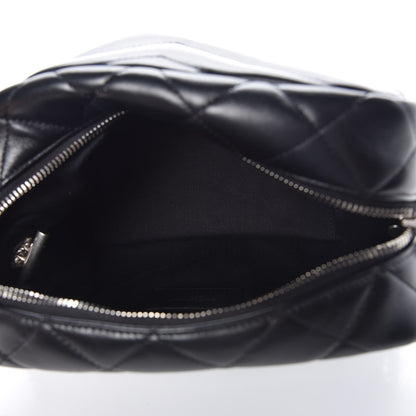 Saint Laurent Calfskin Y Quilted Monogram Small Loulou Bowling Bag Black 5 of 6
