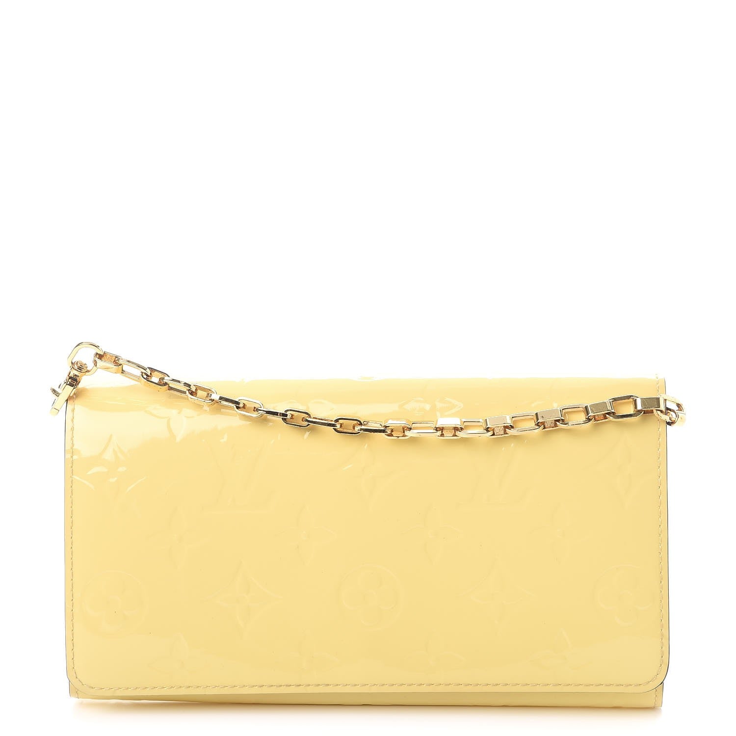 Louis Vuitton Vernis Chaine Wallet Citrine 1 of 7