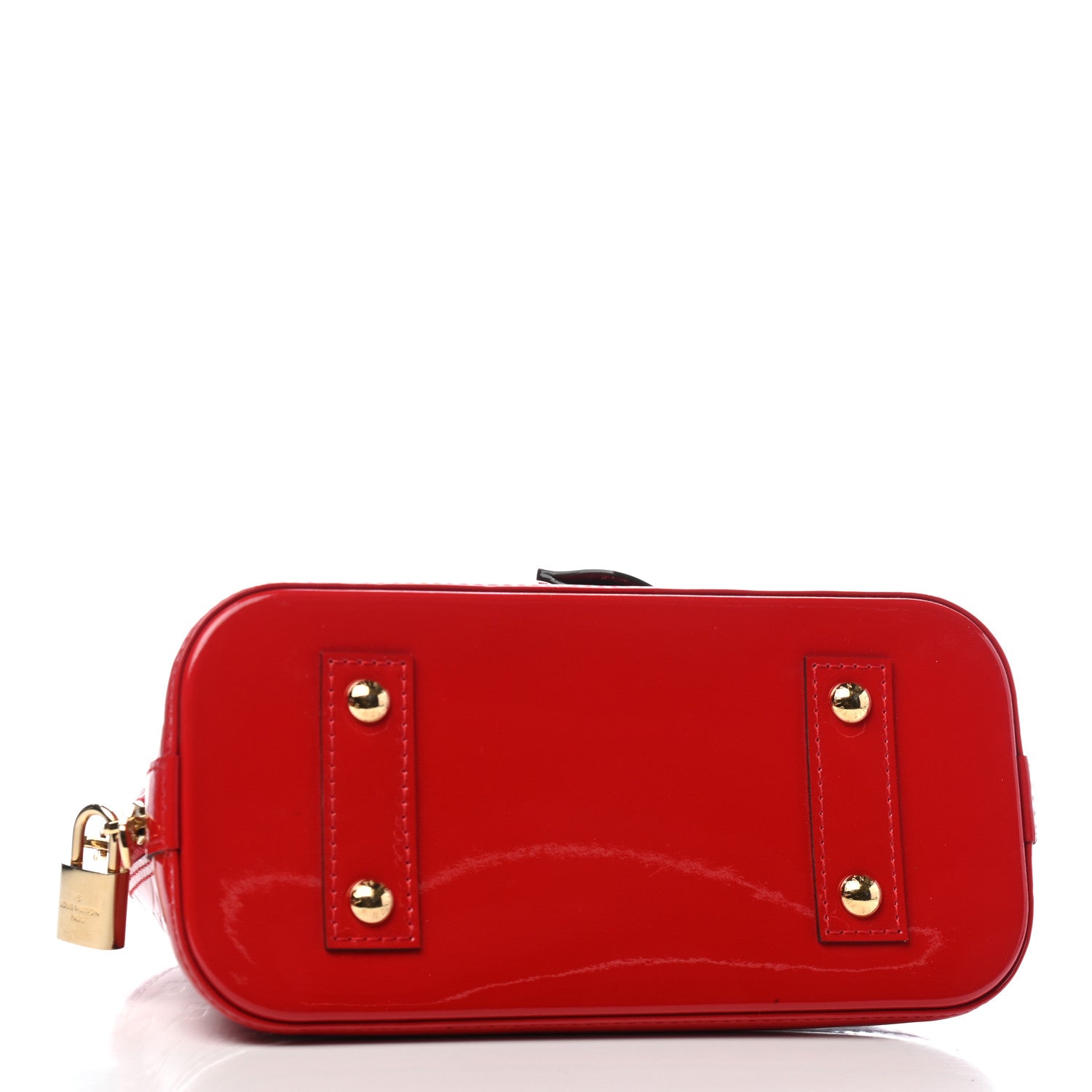 Louis Vuitton Vernis Alma BB Cherry 4 of 11