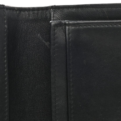 Chanel Patent Camellia Embossed Yen Wallet Black 9 of 13