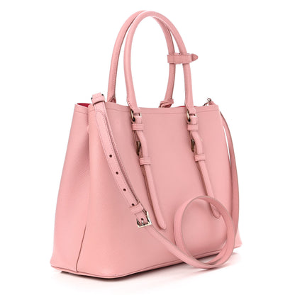 Prada Saffiano Cuir Small Double Handle Tote Pesco 3 of 16