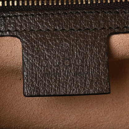 Gucci GG Supreme Monogram Web Small Ophidia Top Handle Shoulder Bag Brown 6 of 10