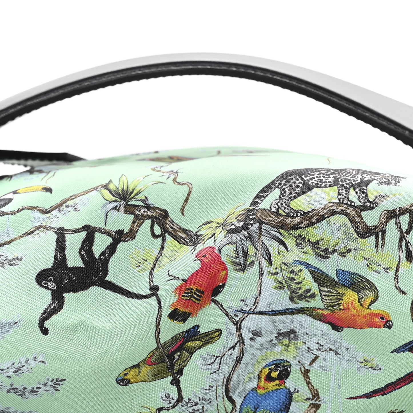 Silk Balusoie Bag Menthe Black